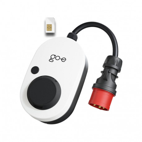 "go-e Charger Gemini flex 2.0, 22 kW (32A 3-phasig) (wei/schwarz, mobile Ladestation, 4G/LTE)"