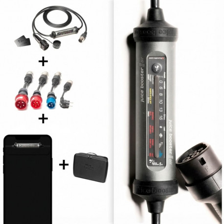 "Juice Technology JUICE BOOSTER 3 air Country EU Traveller Set (anthrazit/schwarz, 1,4 - 11 kW, 3,1 