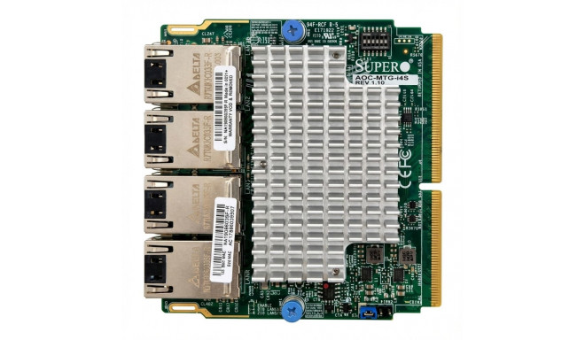 "Supermicro Netzwerkkarte Quad-Port SFP+ SIOM AOC-MTG-i4S Single"