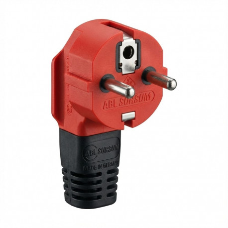 "ABL 100000065 Hightech Stecker SCHUKO & fr-be Elamid rot IP54 Typ 1520 (100000065)"