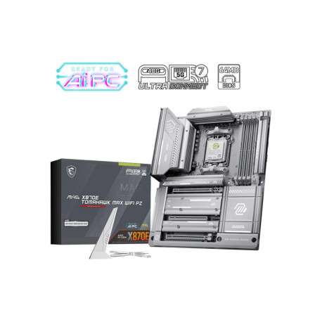 "MSI MAG X870E Tomahawk Max WiFi Project Zero (X870E,AM5,ATX,"