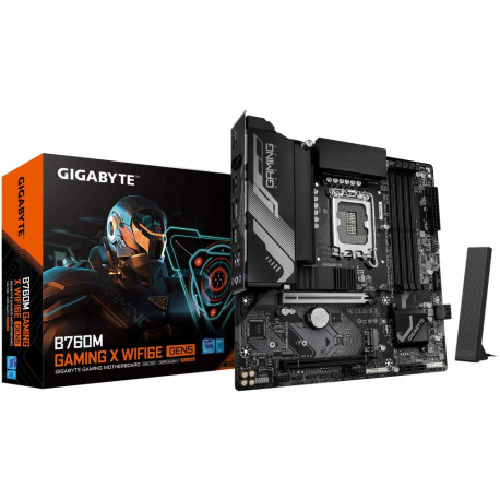 "Gigabyte B760M Gaming X WiFi6E Gen5 (B760,S1700,mATX,DDR5"