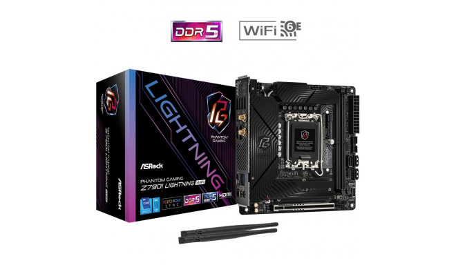 "ASRock Z790I Lightning WiFi 1700 mATX HDMI/DP DDR5 retail"