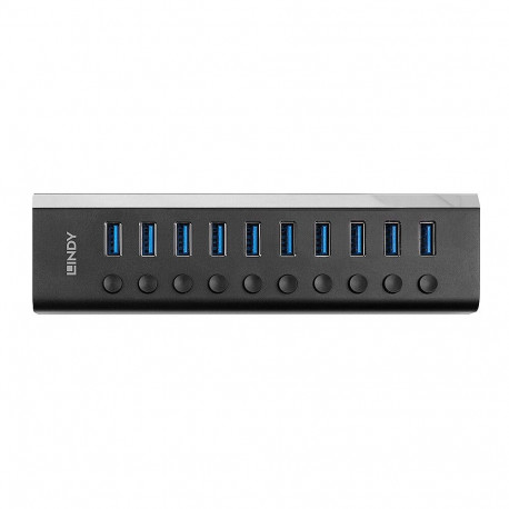 "LINDY 10 Port USB 3.0 Hub mit Ein-/Ausschaltern"