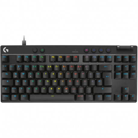 "Logitech PRO X TKL RAPID Schwarz . Kabelgebundene Gaming-Tastatur. Magnetische Analog-Switches. Rap