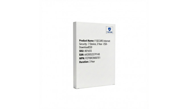 "F-SECURE Internet Security - 7 Device, 3 Year - ESD-Download"