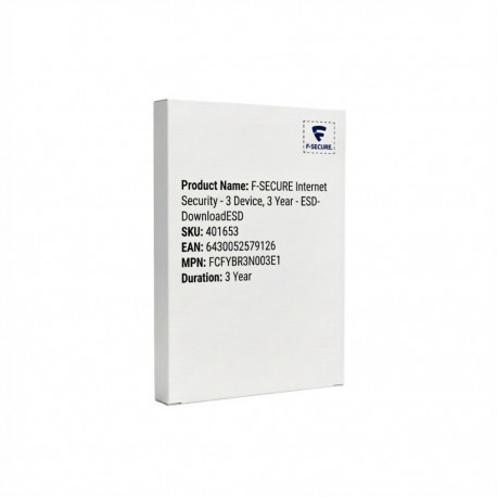 "F-SECURE Internet Security - 3 Device, 3 Year - ESD-Download"