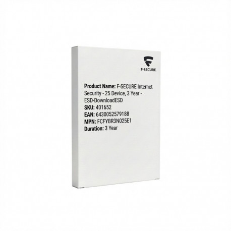 "F-SECURE Internet Security - 25 Device, 3 Year - ESD-Download"