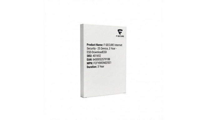 "F-SECURE Internet Security - 25 Device, 3 Year - ESD-Download"