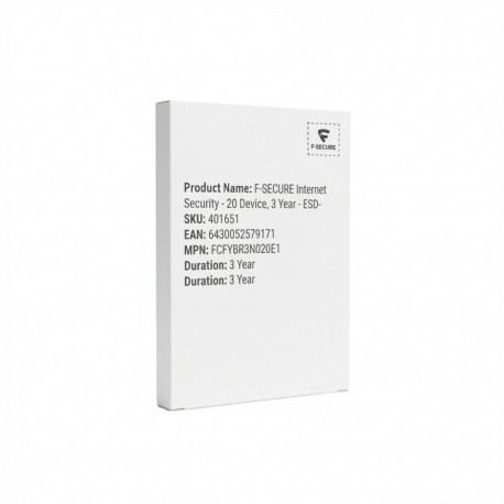 "F-SECURE Internet Security - 20 Device, 3 Year - ESD-DownloadESD"
