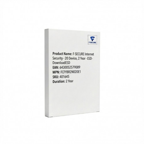 "F-SECURE Internet Security - 20 Device, 2 Year - ESD-Download"