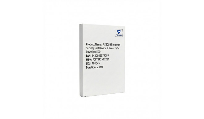 "F-SECURE Internet Security - 20 Device, 2 Year - ESD-Download"