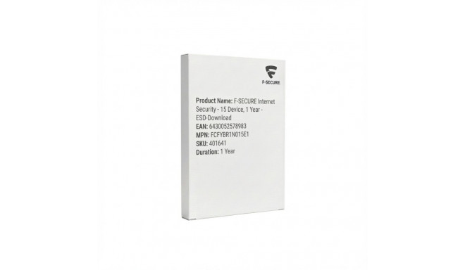 "F-SECURE Internet Security - 15 Device, 1 Year - ESD-Download"