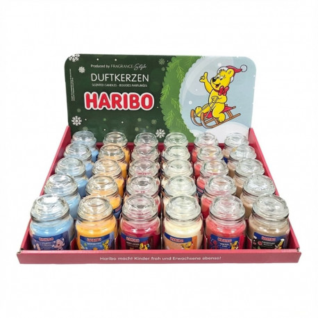 "CANDLE Thekendisplay Haribo Winter 30 x 85g, 5 x Fluffy Clouds, 5 x"