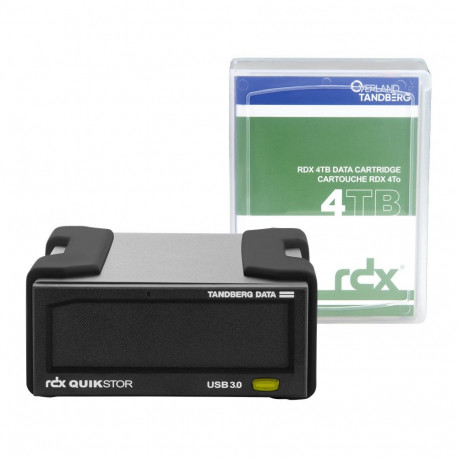 "Tandberg RDX extern Quikstor USB 3.0 4TB Cartridge"