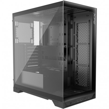 "XPG Invader X ATX Midi Tower schwarz Glas USB C"