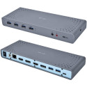 "D I-Tec USB 3.0 / USB-C 5K Universal Dual Docking Station"