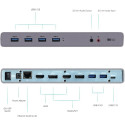 "D I-Tec USB 3.0 / USB-C 5K Universal Dual Docking Station"