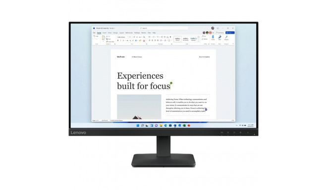 "Lenovo L24-4e - Office Monitor - IPS Panel, 100Hz"