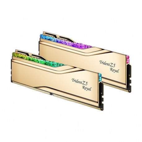 "G.Skill RAM Trident Z5 Royal Intel 64GB (2x 32GB) Kit 6000 MHz UDIMM gold"