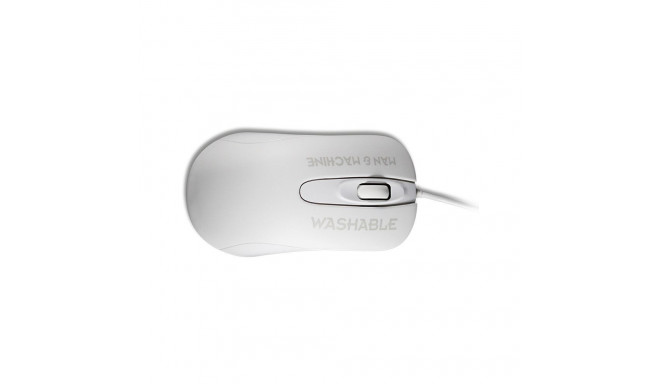 "MAN&MACHINE Mouse C washable DE 1000dpi,USB,2Tasten+Scroll,white,DE"