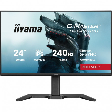 "60,5 cm/23,8? (1920×1080) iiyama GB2471HSU-B1 16:9 FHD Fast IPS 0,3ms (MPRT) 240 Hz HDMI 2×DisplayP