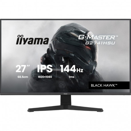 "68,6 cm/27? (1920×1080) iiyama G-Master G2741HSU-B1 16:9 FHD IPS 1 ms (MPRT) 144 Hz HDMI DisplayPor