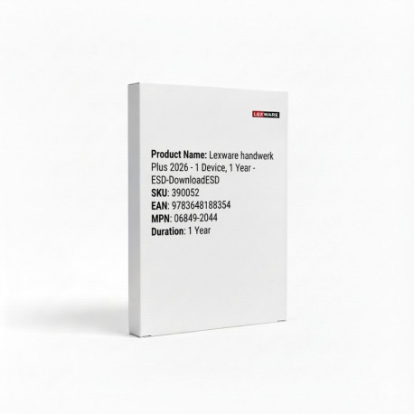 "Lexware handwerk Plus 2026 - 1 Device, 1 Year - ESD-DownloadESD"
