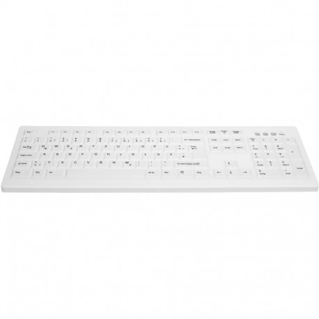 "Cherry AK-C8100F-FU1-W/FR - wischdesinfizierbar - weiß - französisch"