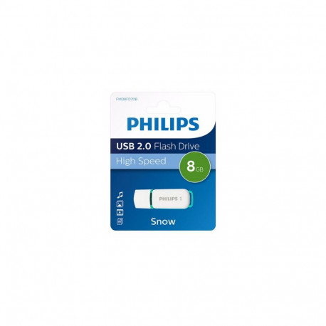 "STICK Philips USB 2.0 8GB Snow Edition Spring Green"