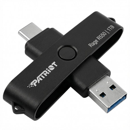 "STICK Patriot Rage R550 1TB (schwarz, USB-A und USB-C 3.2 Gen 1)"