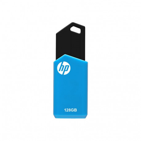 "STICK 128GB HP v150w 2.0 Flash Drive (black/blue) retail"