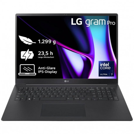 "LG gram 17"" Pro Core Ultra 7 155H 16GB/1TB IPS Win11 schwarz 17Z90SP-G.AA78G"