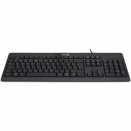 "Wortmann TERRA Keyboard 1500 Corded [US/EU] USB black Copilot QWERTY, 105 toetsen, met kabel, 1,80m