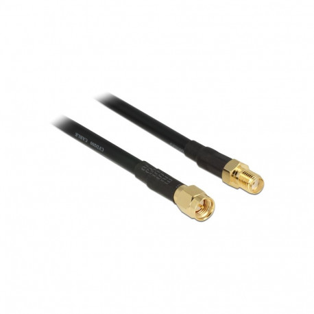 Delock HF SMA pistik - SMA pesa 15m CFD200 vähese kaoga