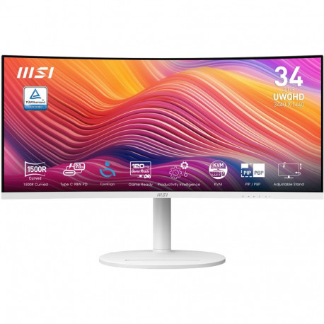 "MSI Modern MD342CQPWDE 86cm (34"") VA UWQHD 4ms 120Hz"