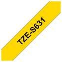"Brother TZE-S631 LAMINATED TAPE 12mm 8"