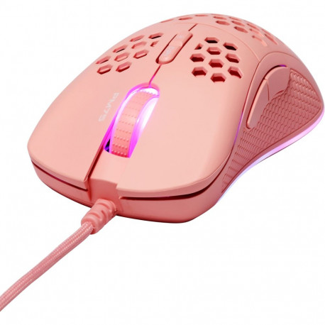 "Deltaco Gaming Maus USB, RGB pink"
