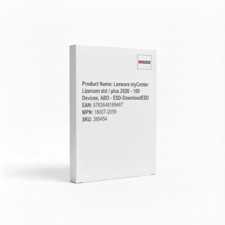 "Lexware myCenter Lizenzen std/plus 2026 - 100 Devices, ABO - ESD-DownloadESD"