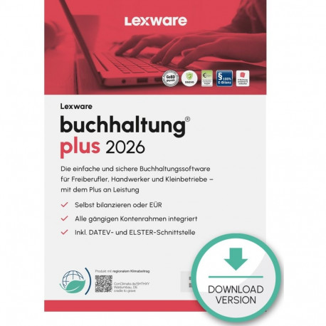"Lexware Buchhaltung Plus 2026 - 1 Device, 1 Year - ESD-DownloadESD"