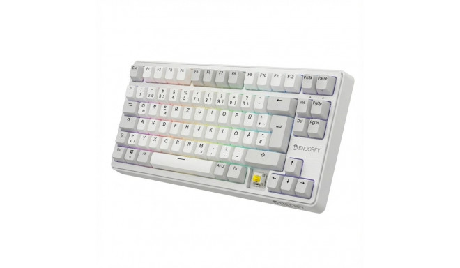 "ENDORFY Thock V2 75% Wireless yellow Switches DE Layout"