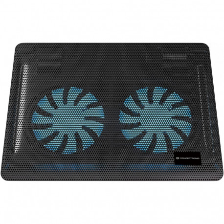 "CONCEPTRONIC 2-Fan USB-A2.0 Laptop-Kühlpad 3Kg 15.6"" sw"