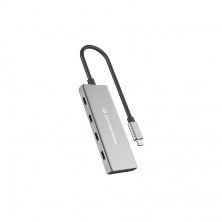 "CONCEPTRONIC 4-1 Dock USB-C->3xUSB-C/100WPD 25cm gr"