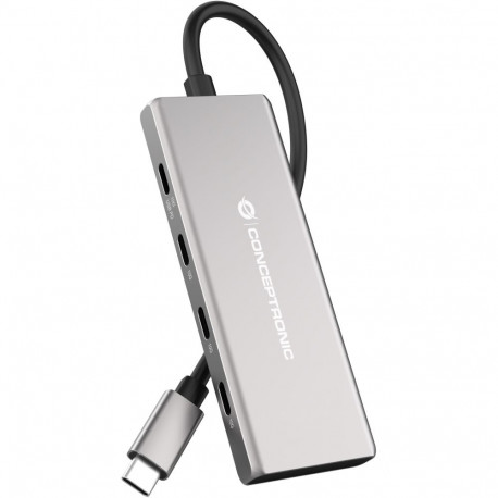"CONCEPTRONIC 7-1 Dock USB-C->3xUSB-C/3xUSB-A/+ 25cm gr"