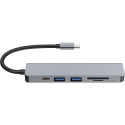 "CONCEPTRONIC Dock USB-C->HDMI.2xUSB-A3.0.60WPD.+ 15cm gr"