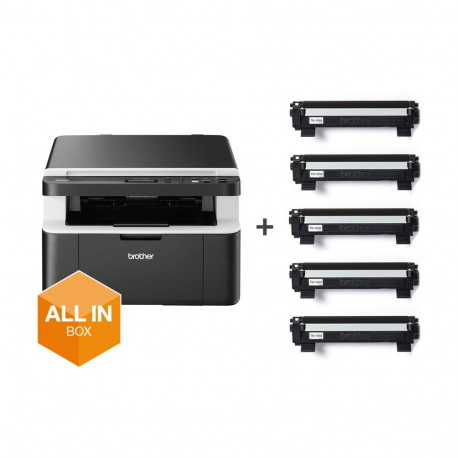 "L Brother DCP-1612WVB - A4 - Schwarz - Silber"