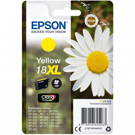 "Epson Tinte 18XL C13T18144012 Gelb"