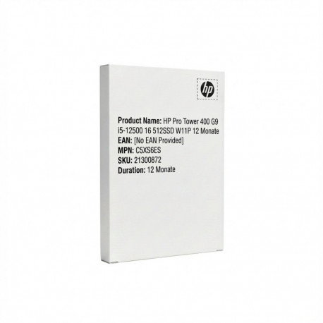 "HP Pro Tower 400 G9 i5-12500 16 512SSD W11P 12 Monate"