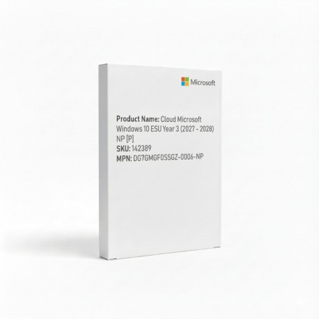 "Cloud Microsoft Windows 10 ESU Year 3 (2027 - 2028) NP [P]"