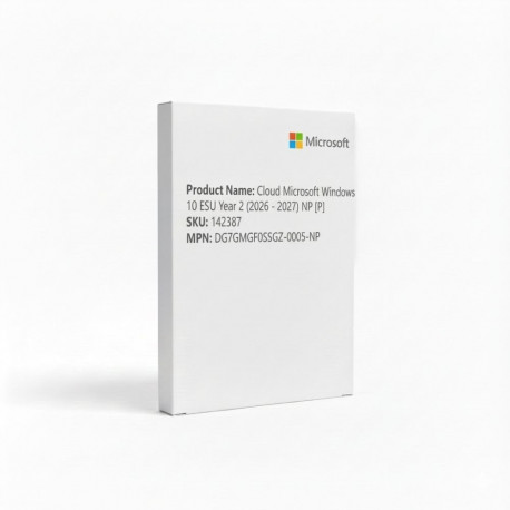 Cloud Microsoft Windows 10 ESU 2. aasta (2026 - 2027) NP [P]